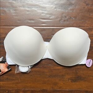 NWT 36C White Maidenform Women's Dreamwire Strapless Lift Bra, Style SN3002